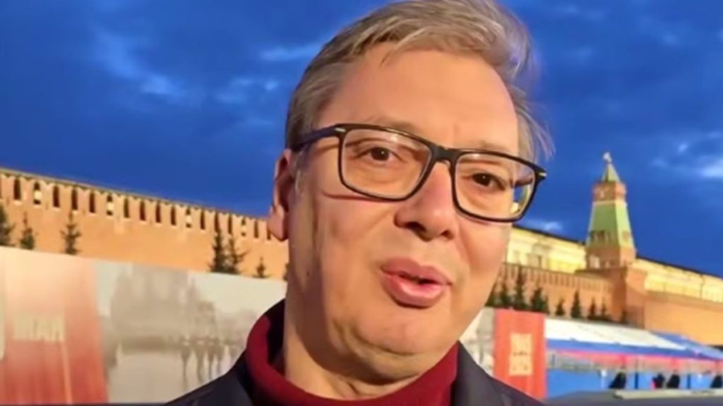 Что сказал Вучич на Красной площади в Москве