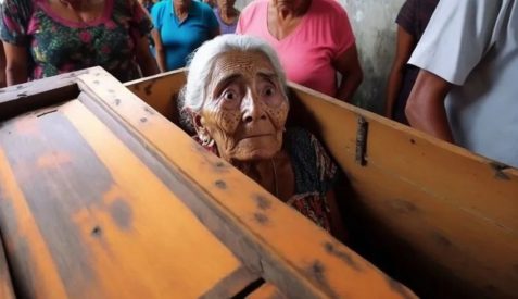 87-летняя женщина «ожила» в гробу: подробности реальной истории