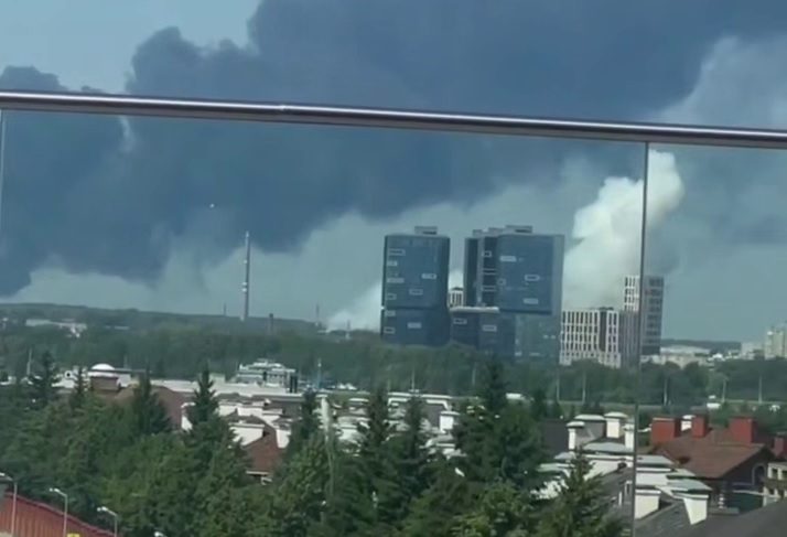 Пожежа біля складів з озброєнням сколихнула Казань