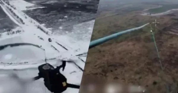 Українські десантники застосовують рибальське вудилище для перехоплення ворожих дронів